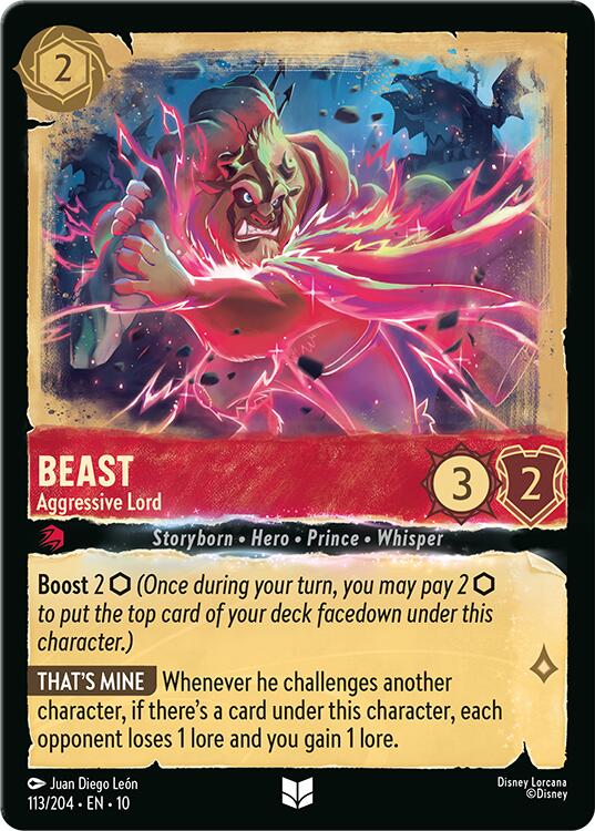 Beast - Aggressive Lord (113/204) [Whispers in the Well] | Shuffle n Cut Hobbies & Games
