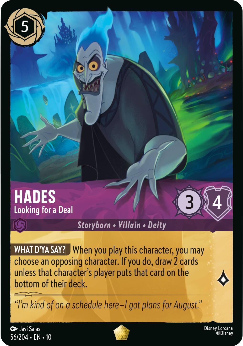 Hades - Looking for a Deal (56/204) [Whispers in the Well] | Shuffle n Cut Hobbies & Games
