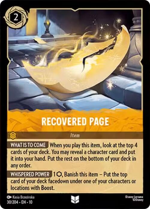 Recovered Page (30/204) [Whispers in the Well] | Shuffle n Cut Hobbies & Games