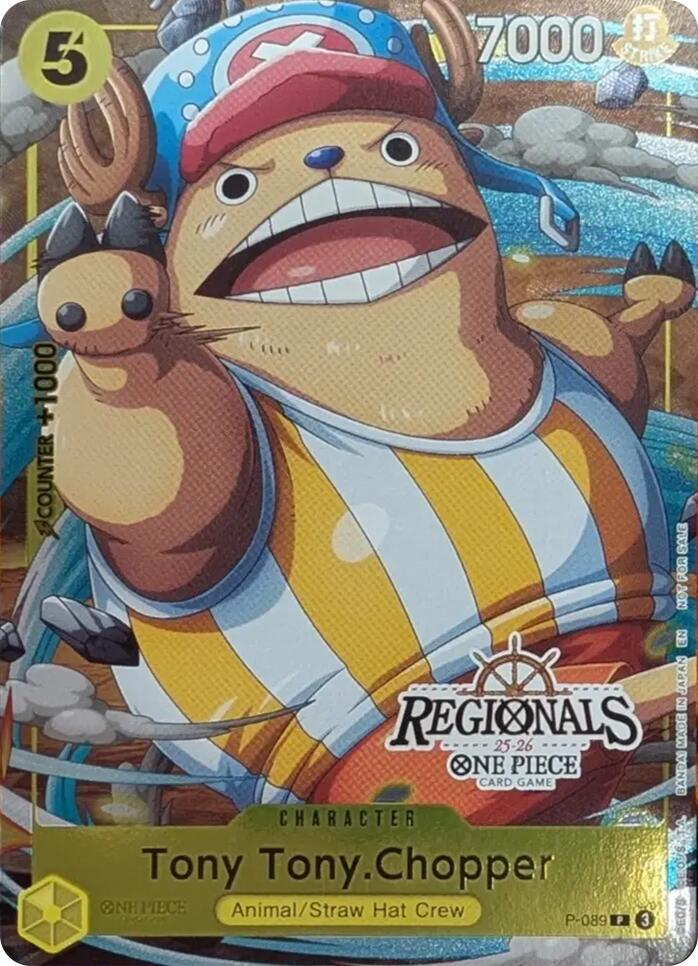 Tony Tony.Chopper (CS 25-26 Regionals Textured Chase Promo) [One Piece Promotion Cards] | Shuffle n Cut Hobbies & Games