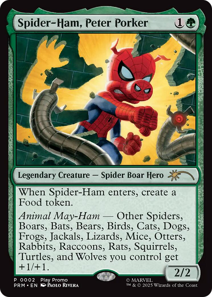 Spider-Ham, Peter-Porker [Wizards Play Network 2025] | Shuffle n Cut Hobbies & Games