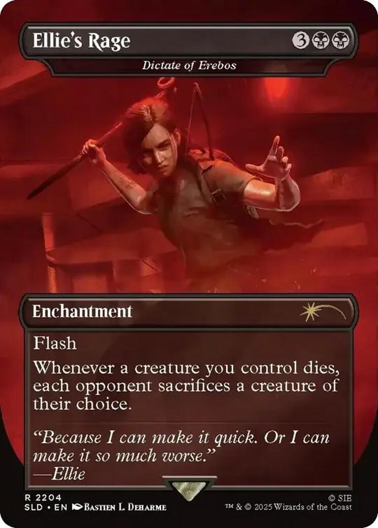 Ellie's Rage - Dictate of Erebos [Secret Lair Drop Series] | Shuffle n Cut Hobbies & Games