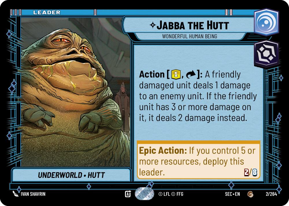 Jabba the Hutt (2/264) - Wonderful Human Being (2/264) [Secrets of Power] | Shuffle n Cut Hobbies & Games