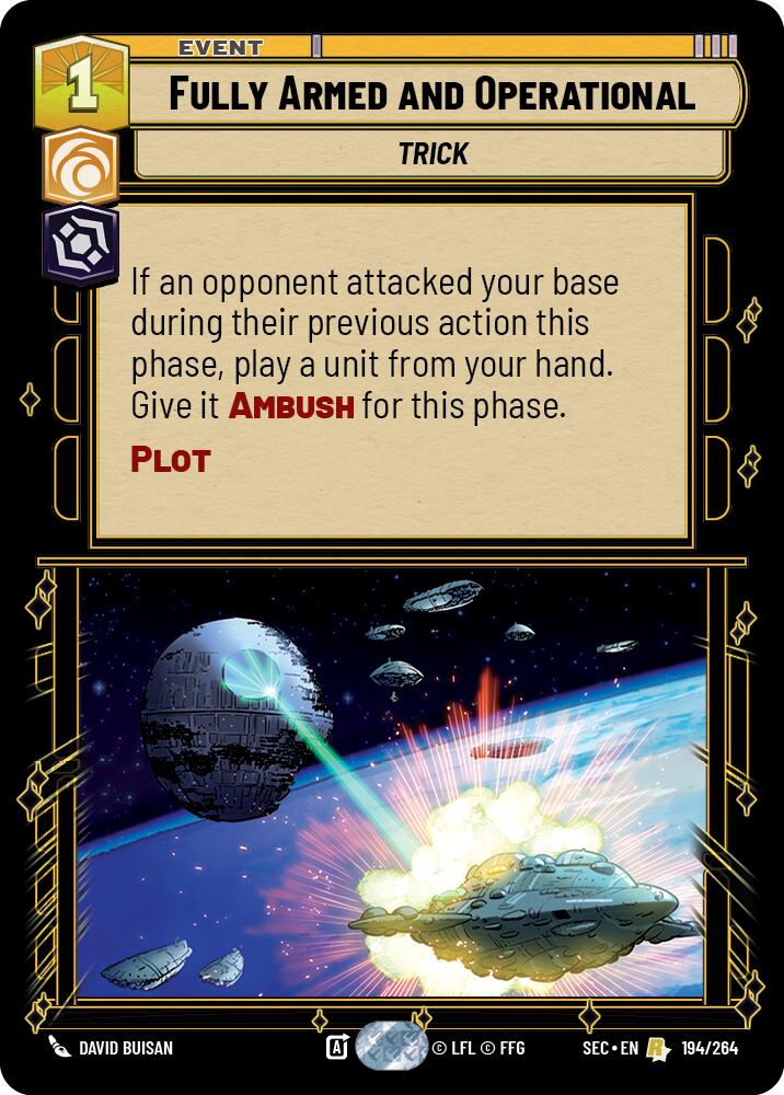 Fully Armed and Operational (194/264) (194/264) [Secrets of Power] | Shuffle n Cut Hobbies & Games