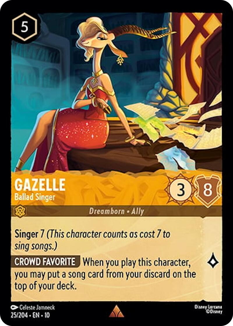 Gazelle - Ballad Singer (25/204) [Whispers in the Well] | Shuffle n Cut Hobbies & Games