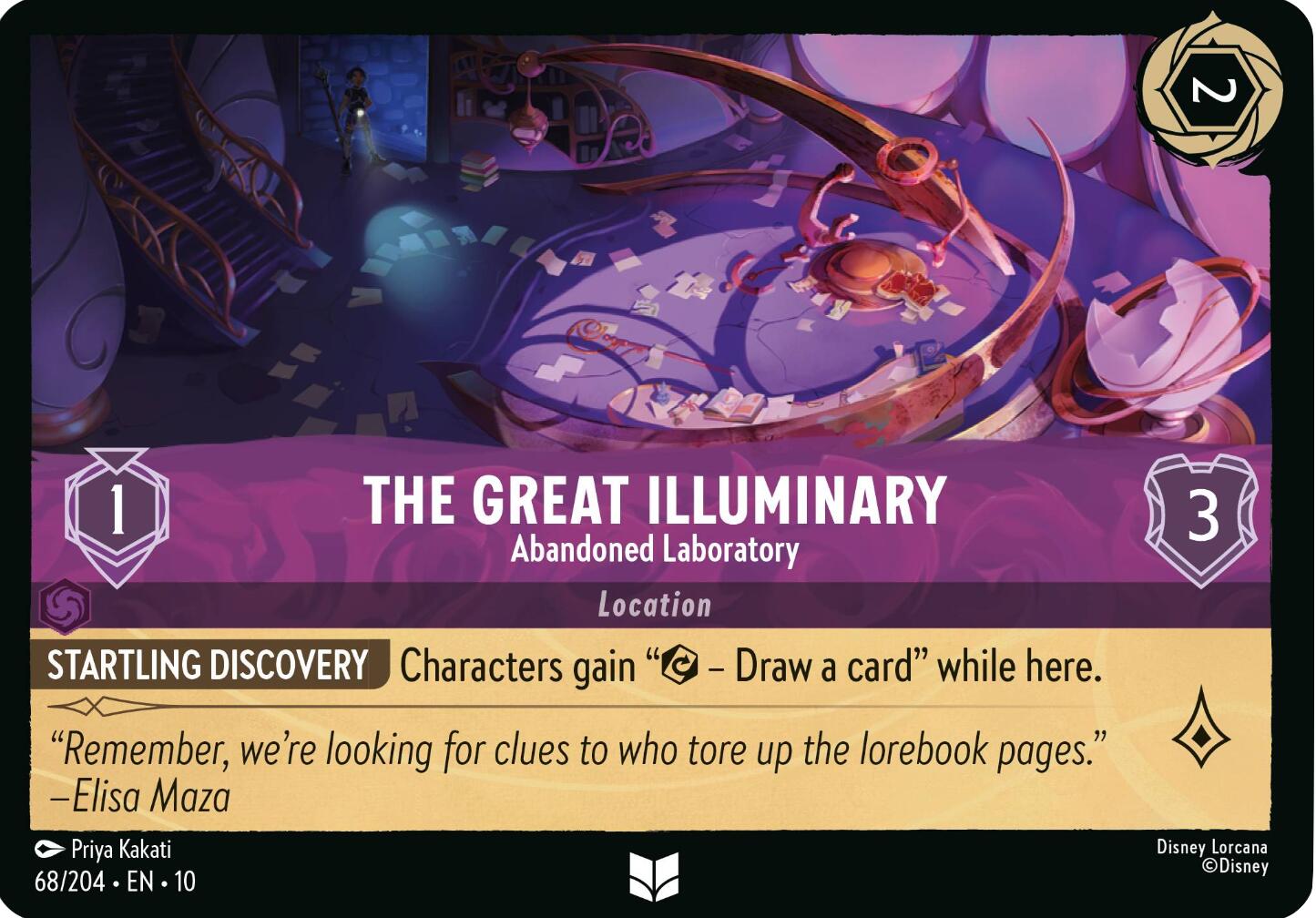 The Great Illuminary - Abandoned Laboratory (68/204) [Whispers in the Well] | Shuffle n Cut Hobbies & Games