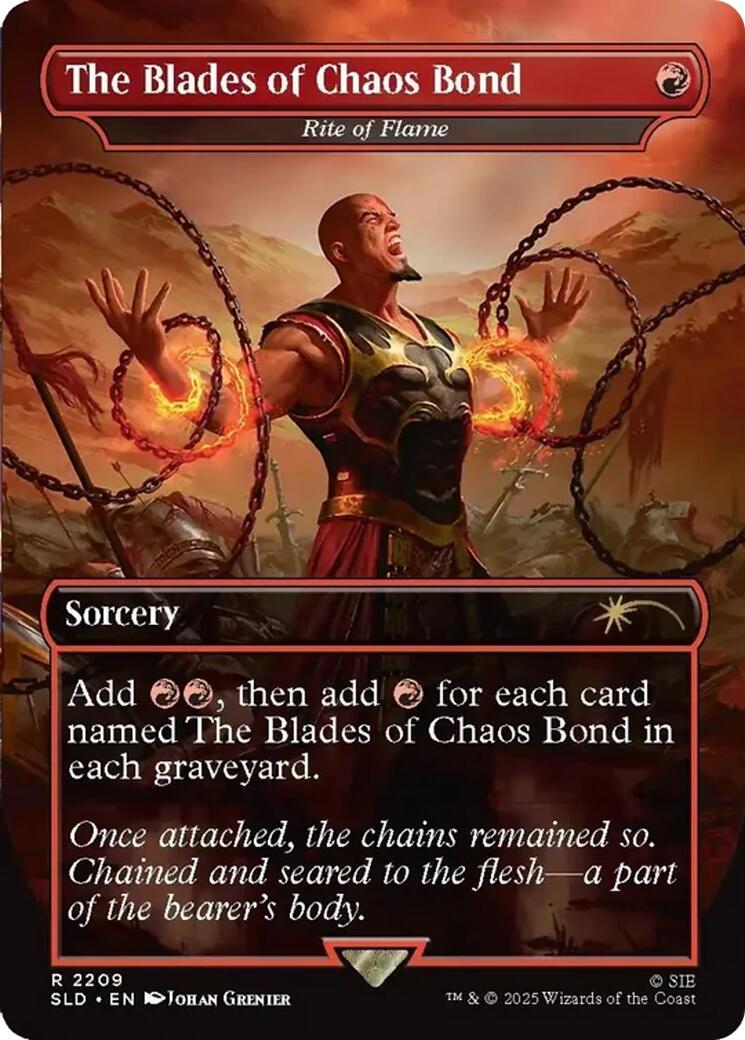 The Blades of Chaos Bond - Rite of Flame [Secret Lair Drop Series] | Shuffle n Cut Hobbies & Games