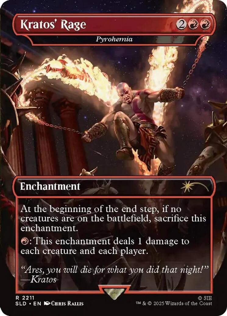 Kratos' Rage - Pyrohemia [Secret Lair Drop Series] | Shuffle n Cut Hobbies & Games