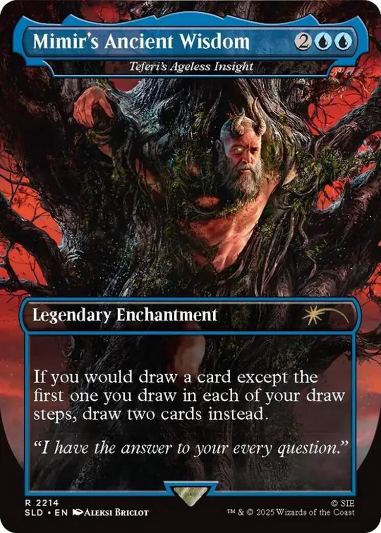 Mimir's Ancient Wisdom - Teferi's Ageless Insight [Secret Lair Drop Series] | Shuffle n Cut Hobbies & Games