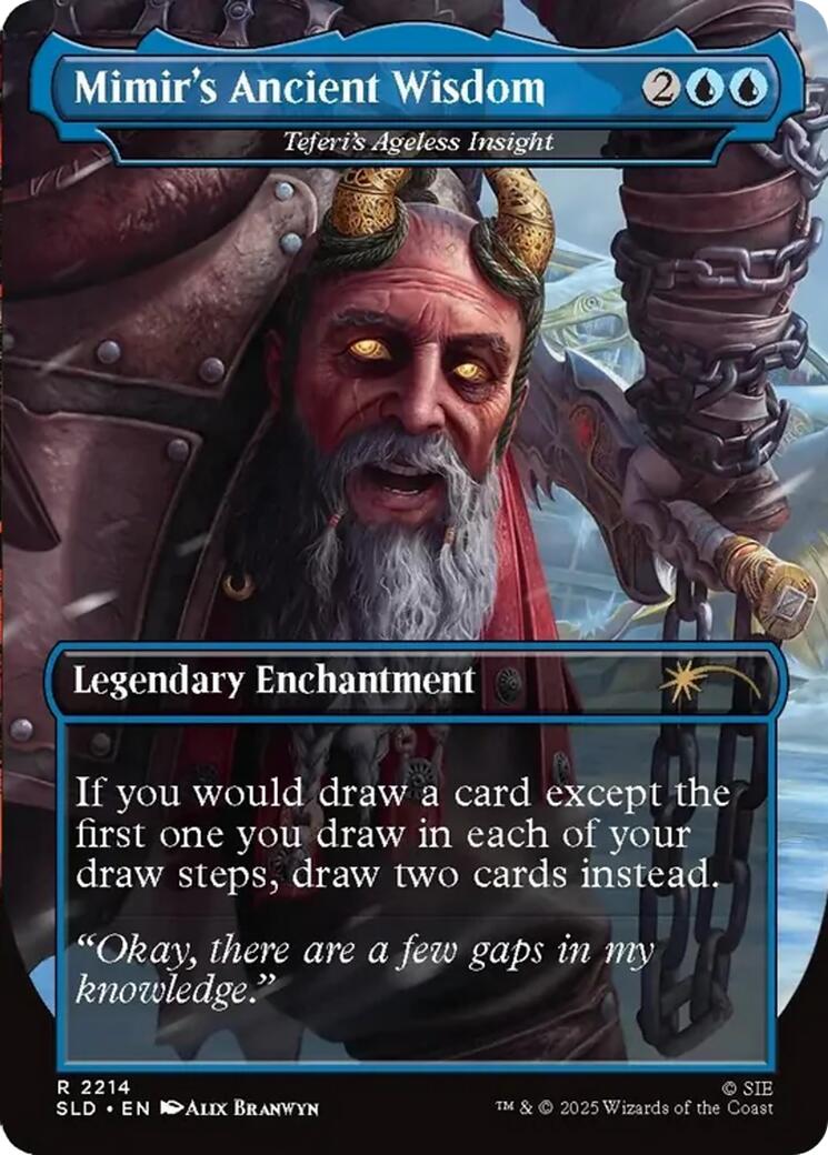 Mimir's Ancient Wisdom - Teferi's Ageless Insight [Secret Lair Drop Series] | Shuffle n Cut Hobbies & Games