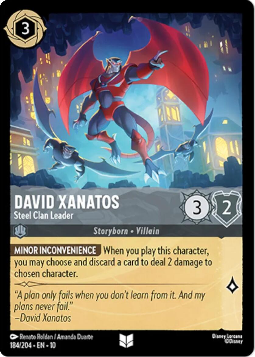 David Xanatos - Steel Clan Leader (184/204) [Whispers in the Well] | Shuffle n Cut Hobbies & Games