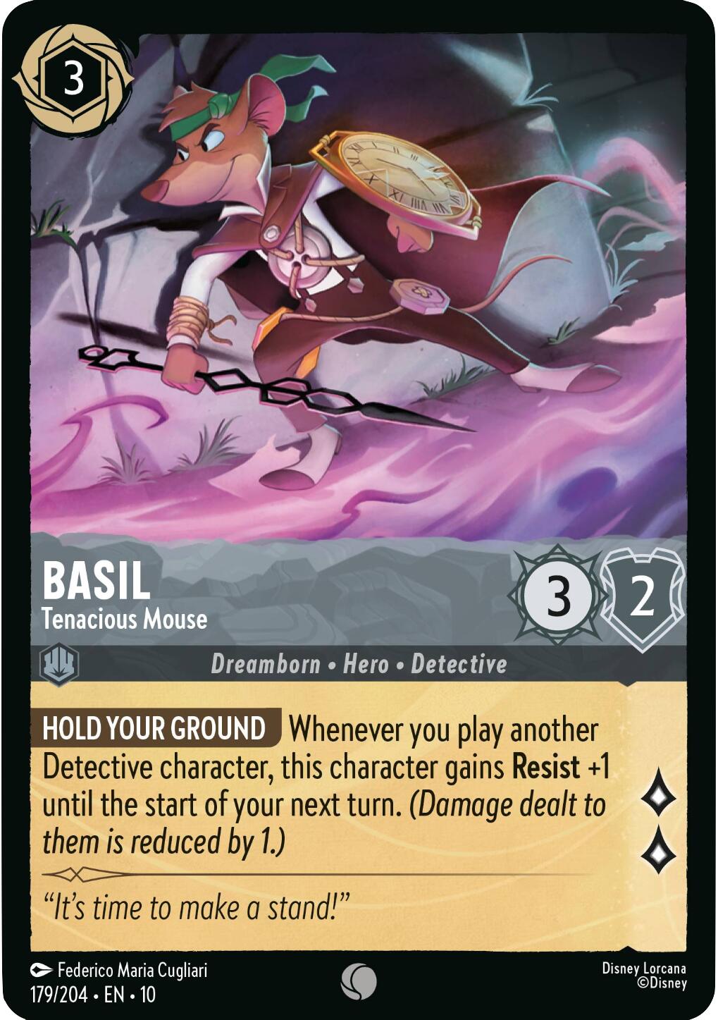 Basil - Tenacious Mouse (179/204) [Whispers in the Well] | Shuffle n Cut Hobbies & Games