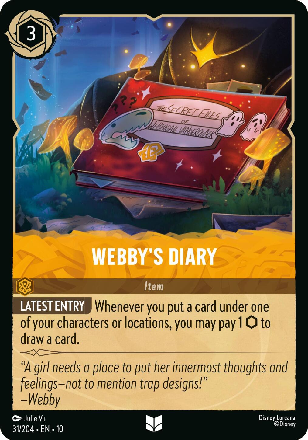 Webby's Diary (31/204) [Whispers in the Well] | Shuffle n Cut Hobbies & Games