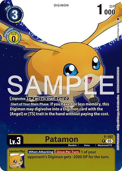 Patamon [P] (Digimon Story: Time Stranger Promo Pack) [Promotional Cards] | Shuffle n Cut Hobbies & Games