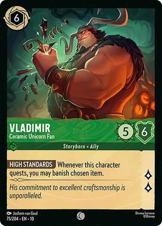 Vladimir - Ceramic Unicorn Fan (75/204) [Whispers in the Well] | Shuffle n Cut Hobbies & Games