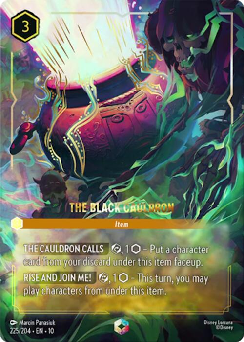 The Black Cauldron (Enchanted) (225/204) [Whispers in the Well] | Shuffle n Cut Hobbies & Games