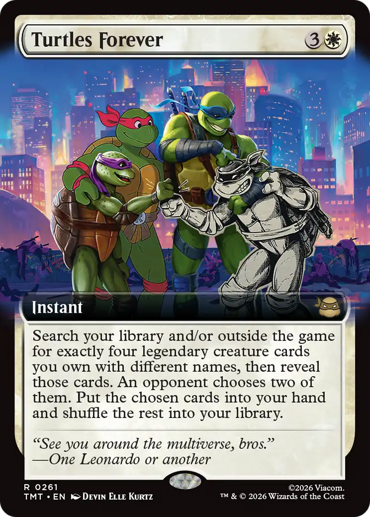 Turtles Forever (Extended Art) [Teenage Mutant Ninja Turtles] | Shuffle n Cut Hobbies & Games