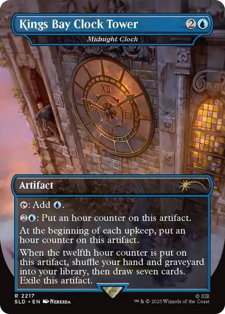 Kings Bay Clock Tower - Midnight Clock [Secret Lair Drop Series] | Shuffle n Cut Hobbies & Games