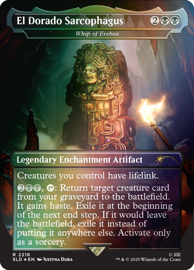 El Dorado Sarcophagus - Whip of Erebos (Rainbow Foil) [Secret Lair Drop Series] | Shuffle n Cut Hobbies & Games
