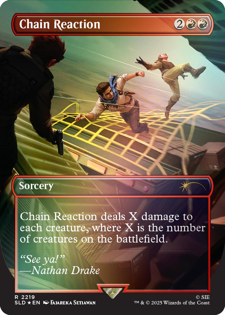 Chain Reaction (Rainbow Foil) [Secret Lair Drop Series] | Shuffle n Cut Hobbies & Games