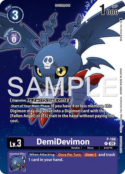 DemiDevimon [P] (Digimon Story: Time Stranger Promo Pack) [Promotional Cards] | Shuffle n Cut Hobbies & Games