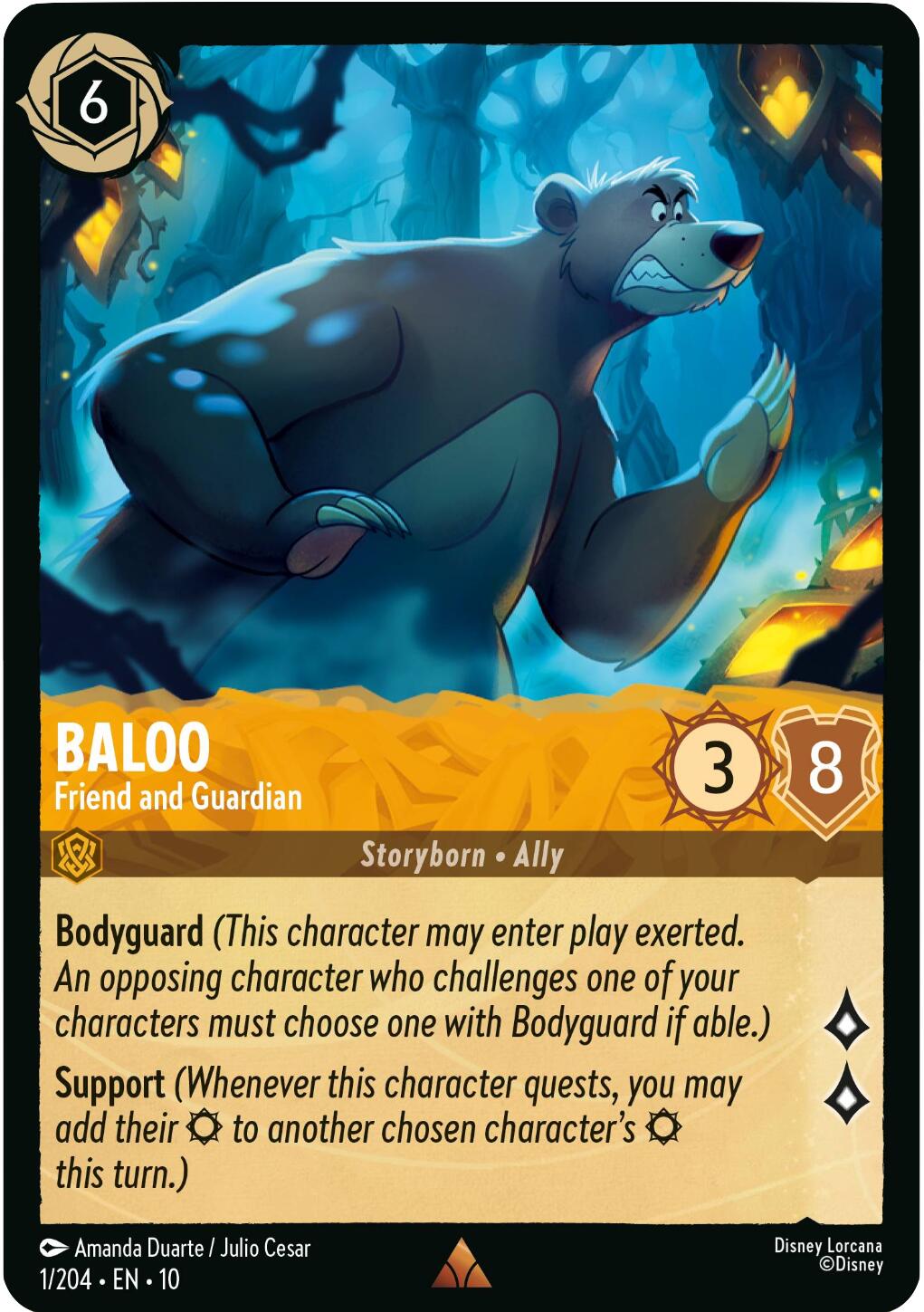 Baloo - Friend and Guardian (1/204) [Whispers in the Well] | Shuffle n Cut Hobbies & Games