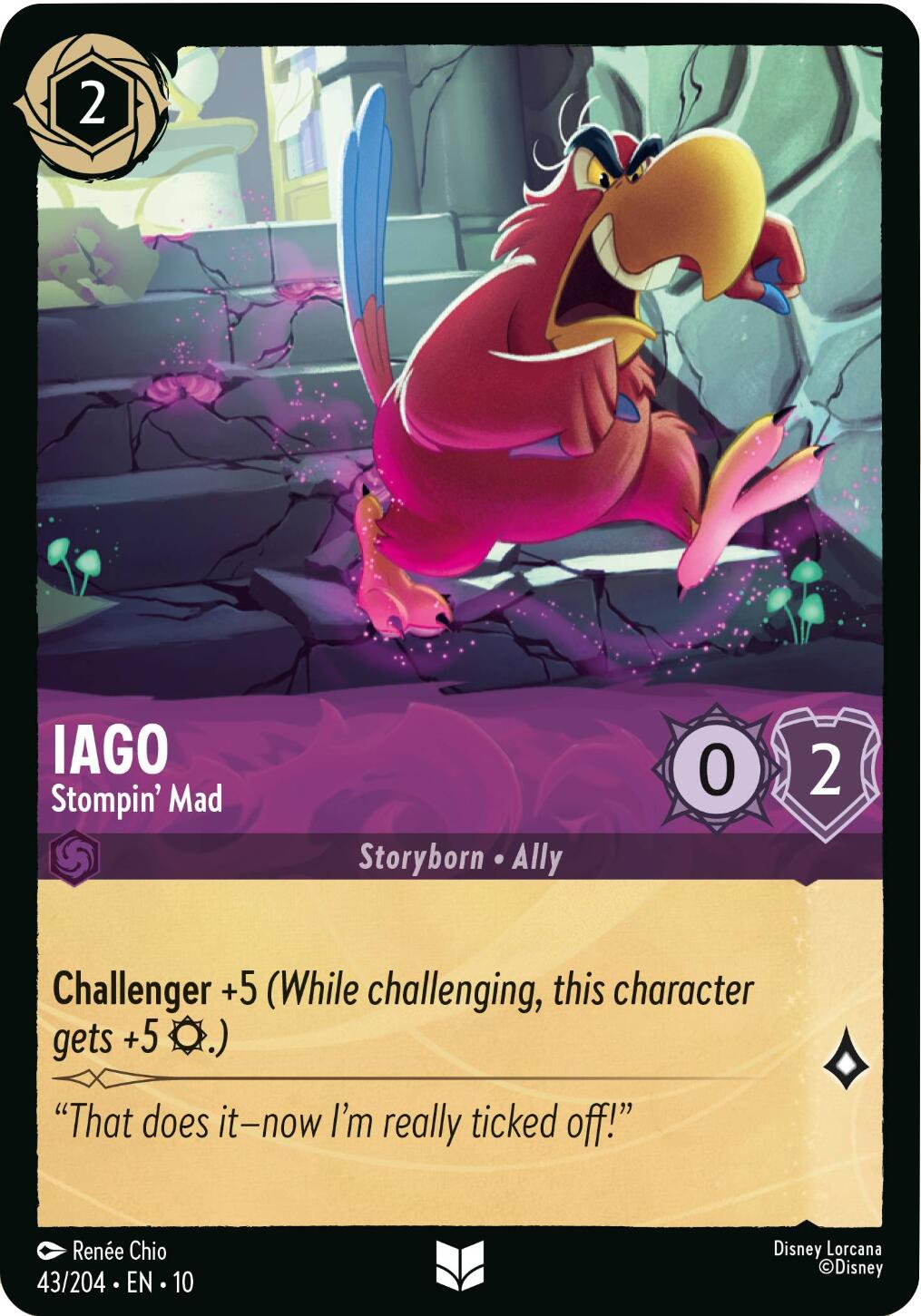 Iago - Stompin' Mad (43/204) [Whispers in the Well] | Shuffle n Cut Hobbies & Games