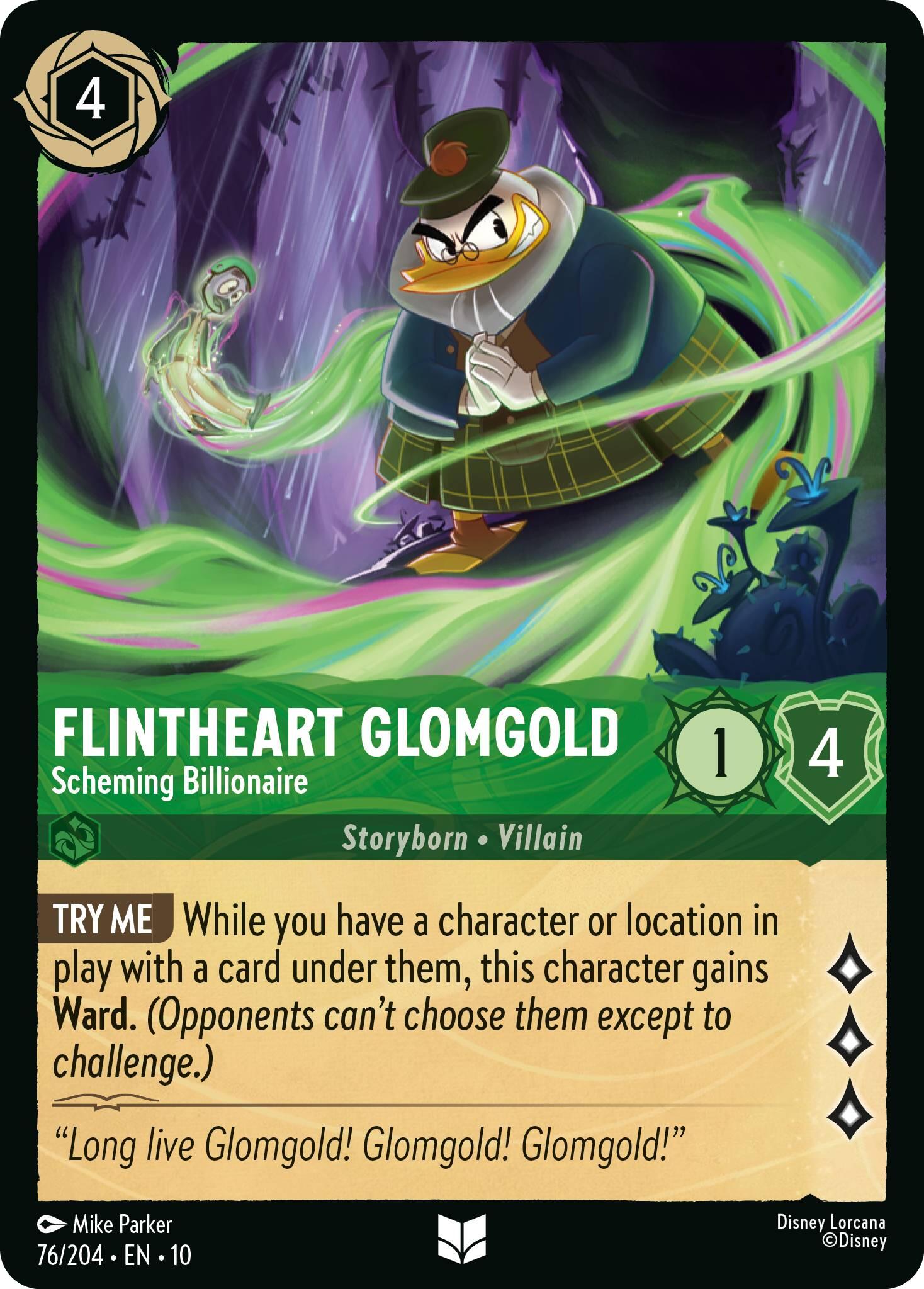 Flintheart Glomgold - Scheming Billionaire (76/204) [Whispers in the Well] | Shuffle n Cut Hobbies & Games