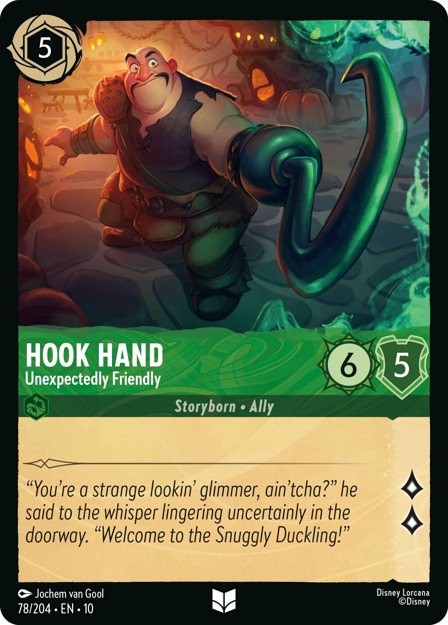 Hook Hand - Unexpectedly Friendly (78/204) [Whispers in the Well] | Shuffle n Cut Hobbies & Games
