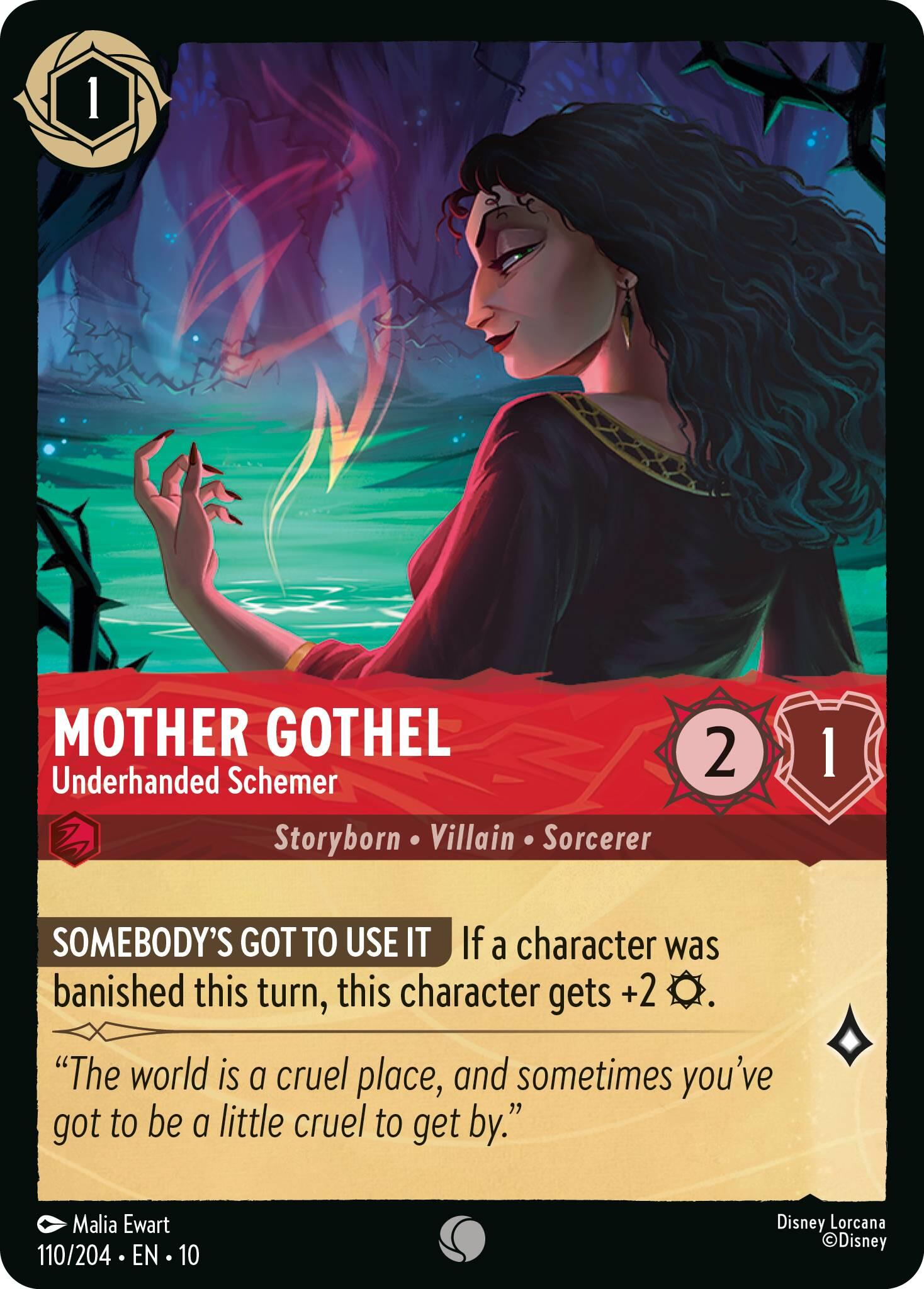 Mother Gothel - Underhanded Schemer (110/204) [Whispers in the Well] | Shuffle n Cut Hobbies & Games