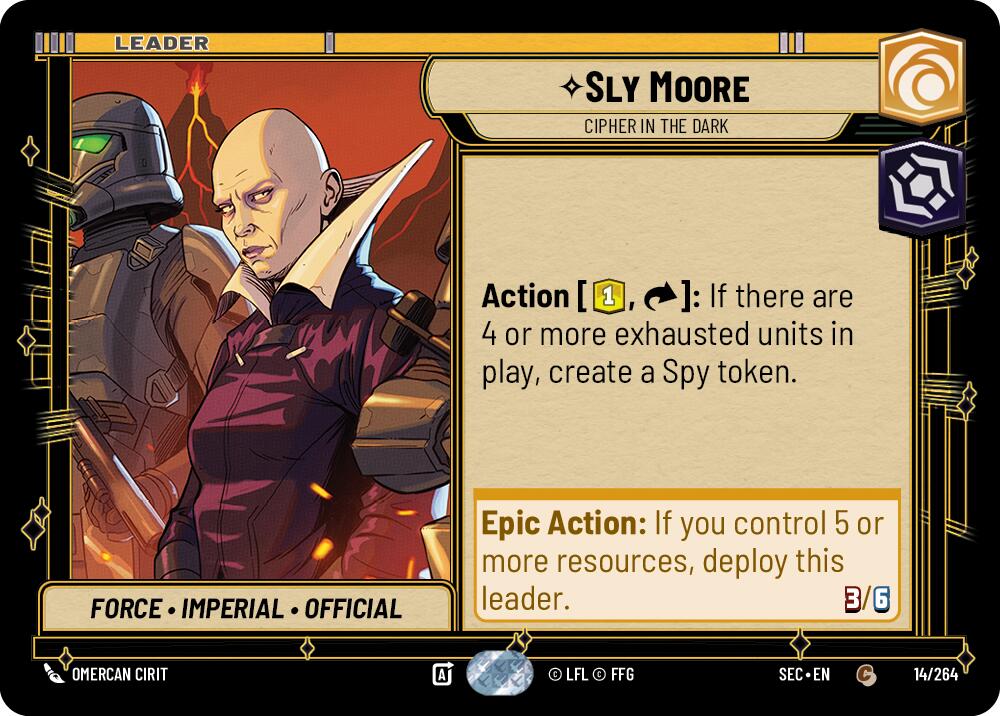Sly Moore - Cipher in the Dark (14/264) (14/264) [Secrets of Power] | Shuffle n Cut Hobbies & Games