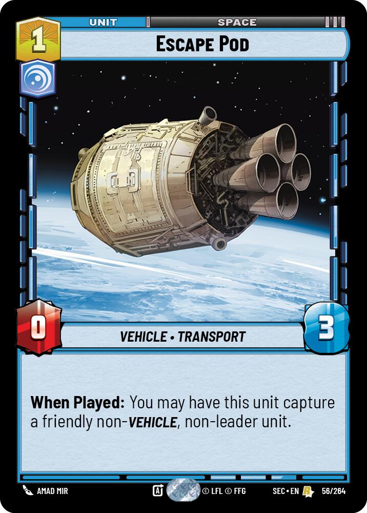 Escape Pod (56/264) (56/264) [Secrets of Power] | Shuffle n Cut Hobbies & Games