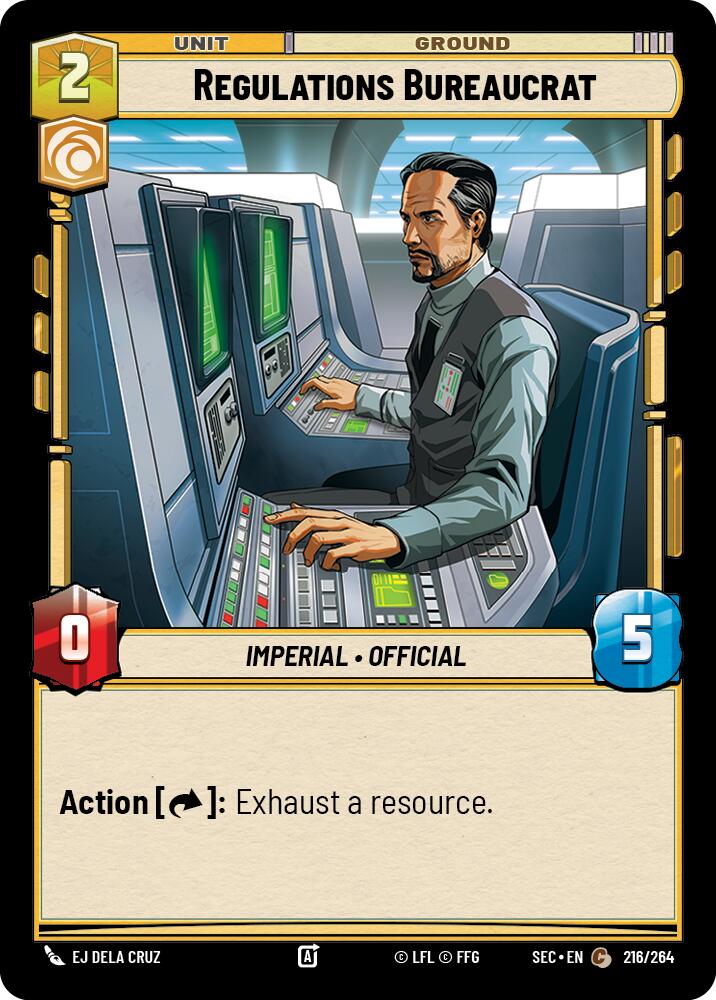 Regulations Bureaucrat (216/264) (216/264) [Secrets of Power] | Shuffle n Cut Hobbies & Games