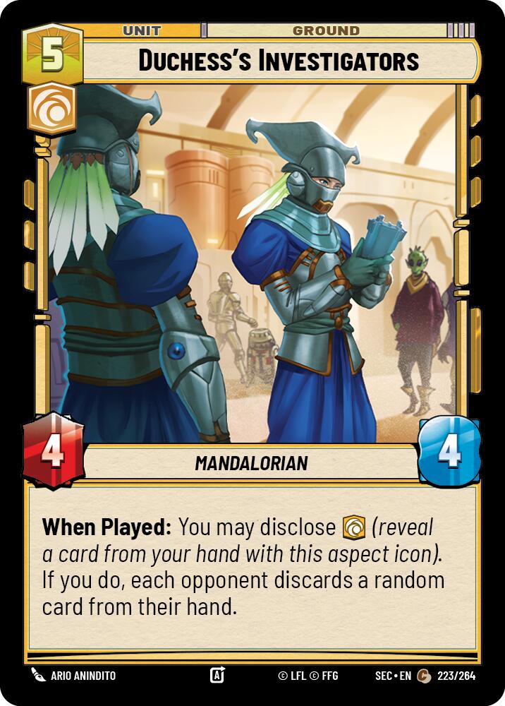 Duchess's Investigators (223/264) (223/264) [Secrets of Power] | Shuffle n Cut Hobbies & Games