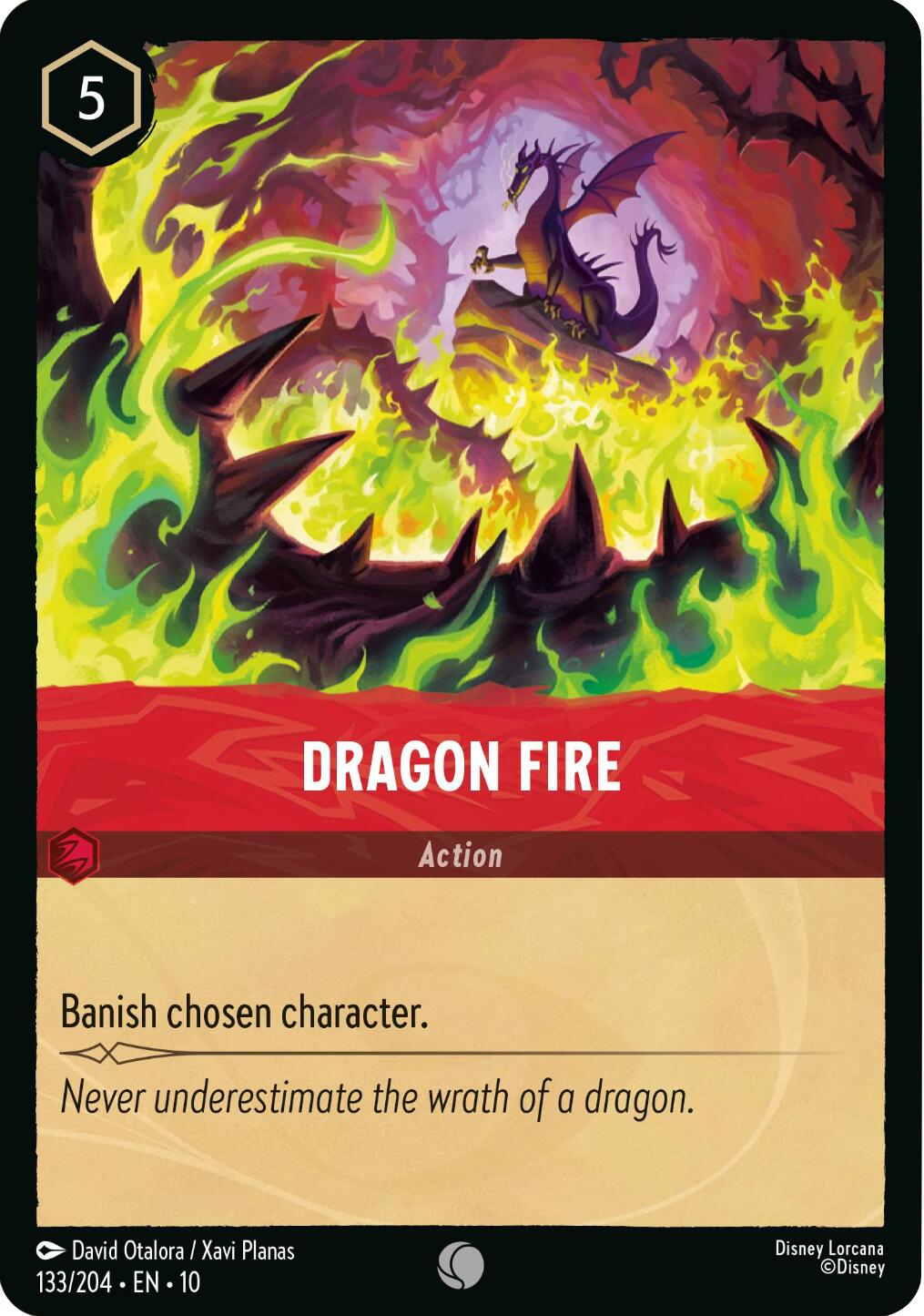 Dragon Fire (133/204) [Whispers in the Well] | Shuffle n Cut Hobbies & Games