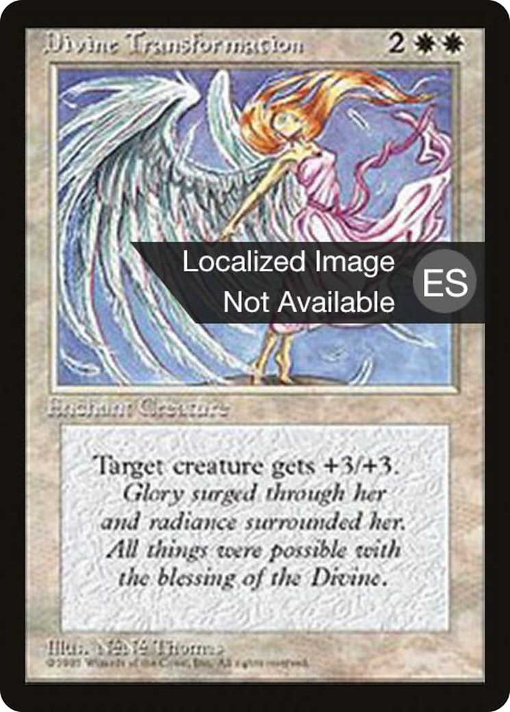 Divine Transformation [Fourth Edition Foreign Black Border] | Shuffle n Cut Hobbies & Games