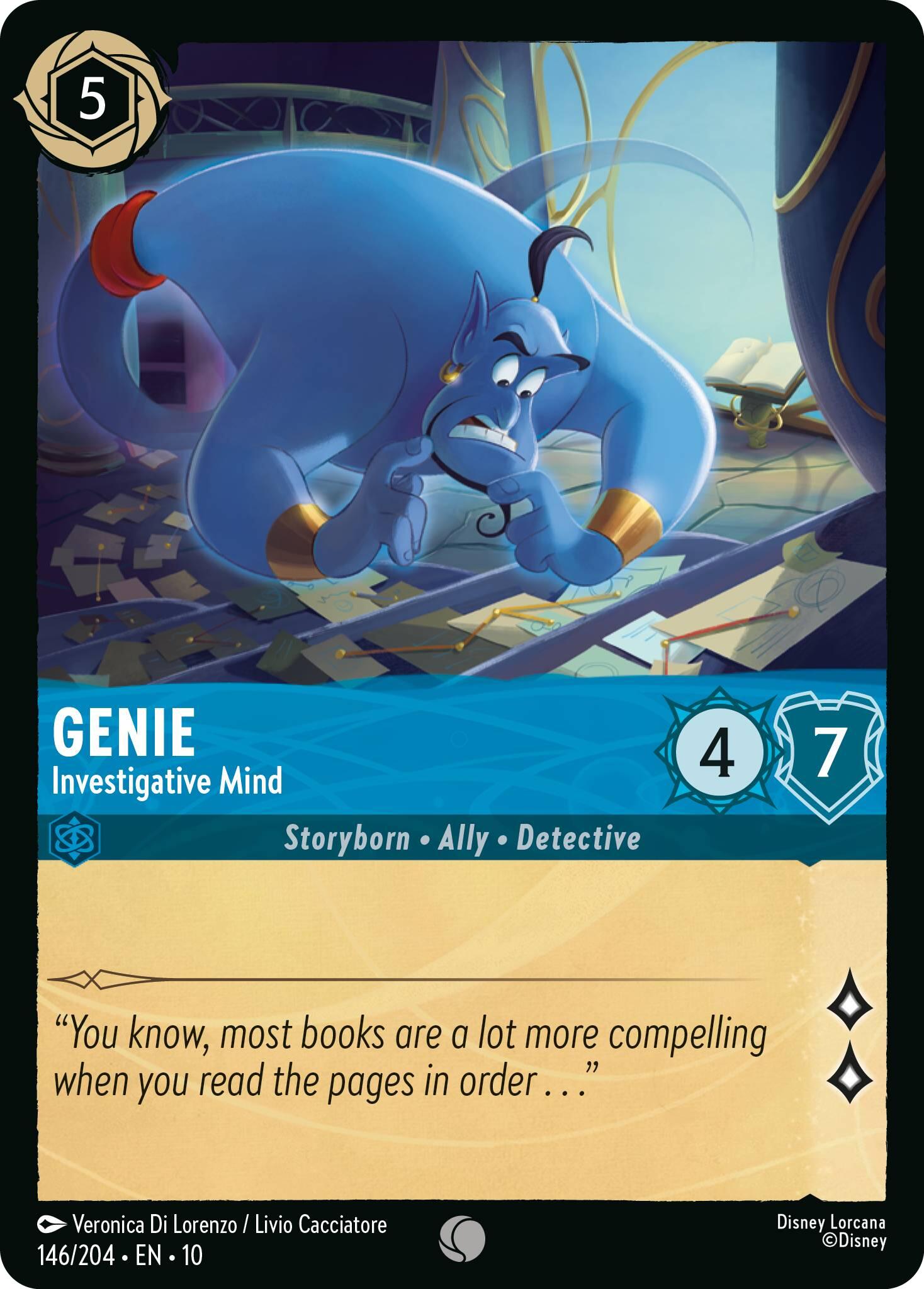Genie - Investigative Mind (146/204) [Whispers in the Well] | Shuffle n Cut Hobbies & Games