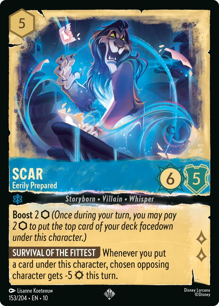 Scar - Eerily Prepared (153/204) [Whispers in the Well] | Shuffle n Cut Hobbies & Games