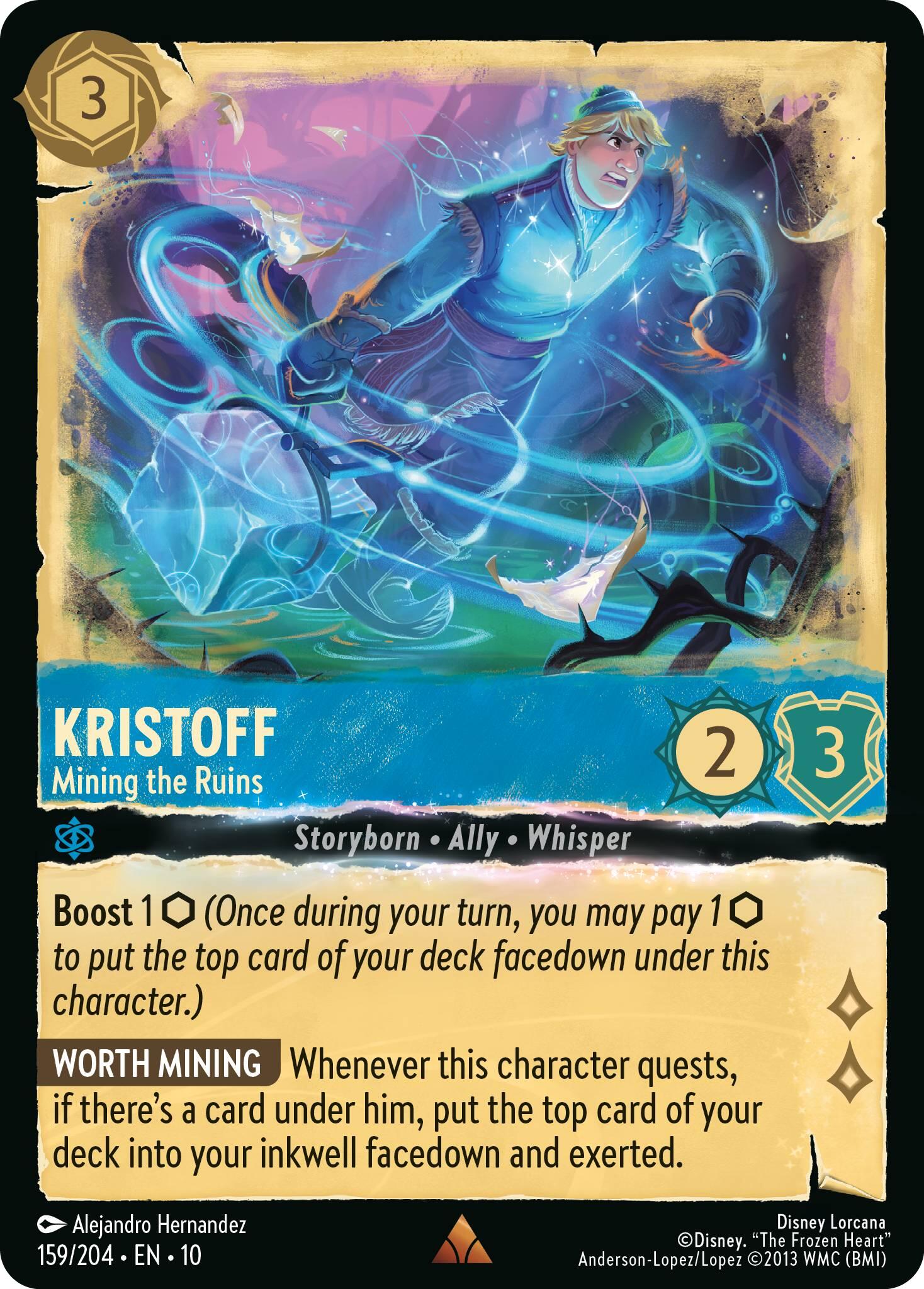 Kristoff - Mining the Ruins (159/204) [Whispers in the Well] | Shuffle n Cut Hobbies & Games
