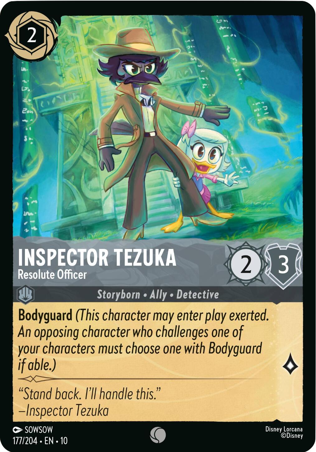 Inspector Tezuka - Resolute Officer (177/204) [Whispers in the Well] | Shuffle n Cut Hobbies & Games