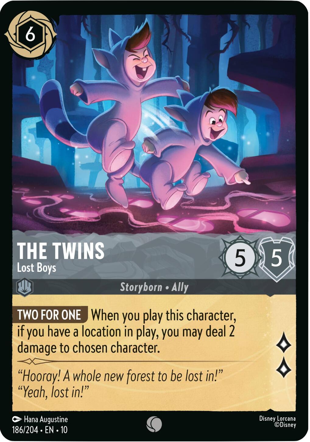 The Twins - Lost Boys (186/204) [Whispers in the Well] | Shuffle n Cut Hobbies & Games