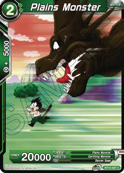 Plains Monster (BT15-087) [Saiyan Showdown] | Shuffle n Cut Hobbies & Games