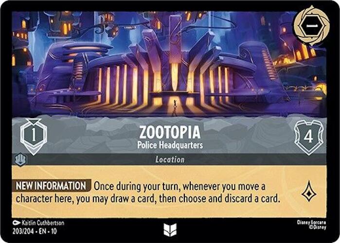 Zootopia - Police Headquarters (203/204) [Whispers in the Well] | Shuffle n Cut Hobbies & Games