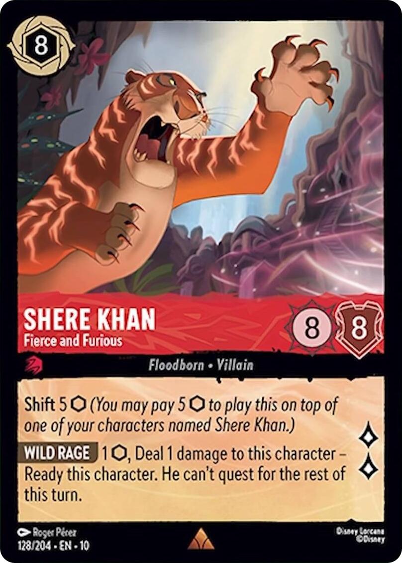 Shere Khan - Fierce and Furious (128/204) [Whispers in the Well] | Shuffle n Cut Hobbies & Games