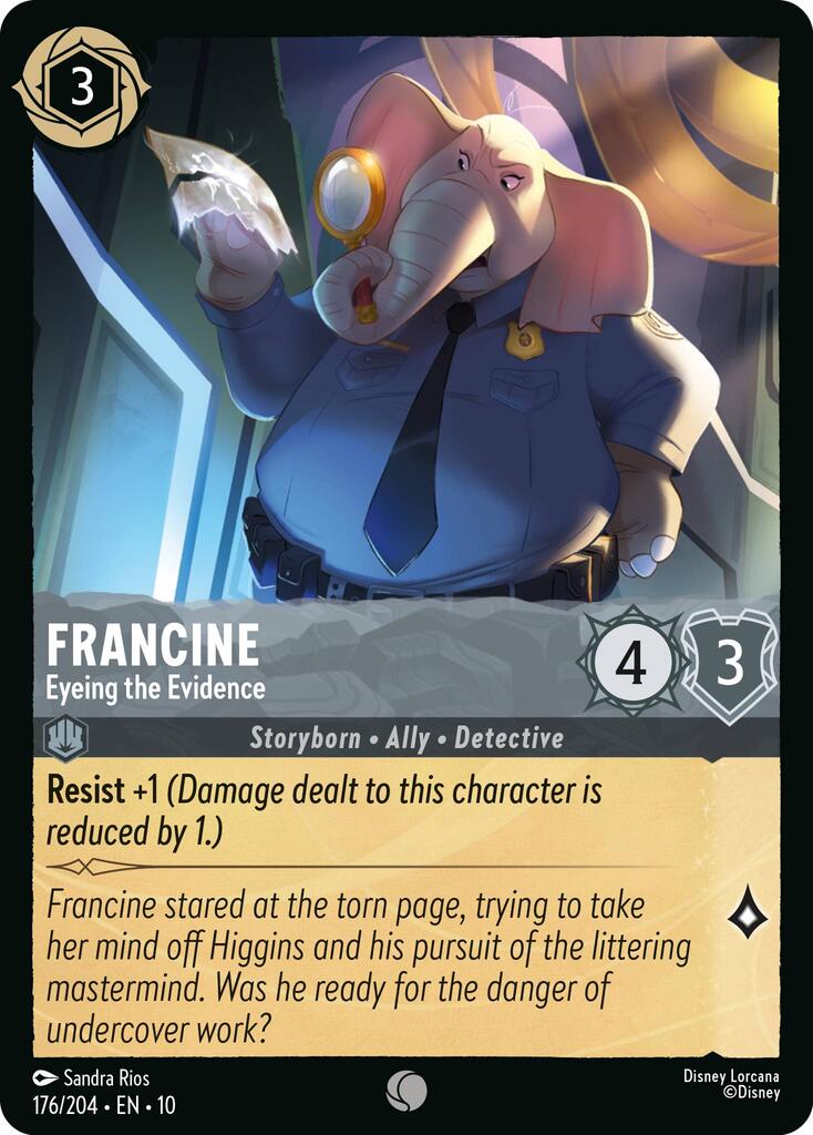 Francine - Eyeing the Evidence (176/204) [Whispers in the Well] | Shuffle n Cut Hobbies & Games