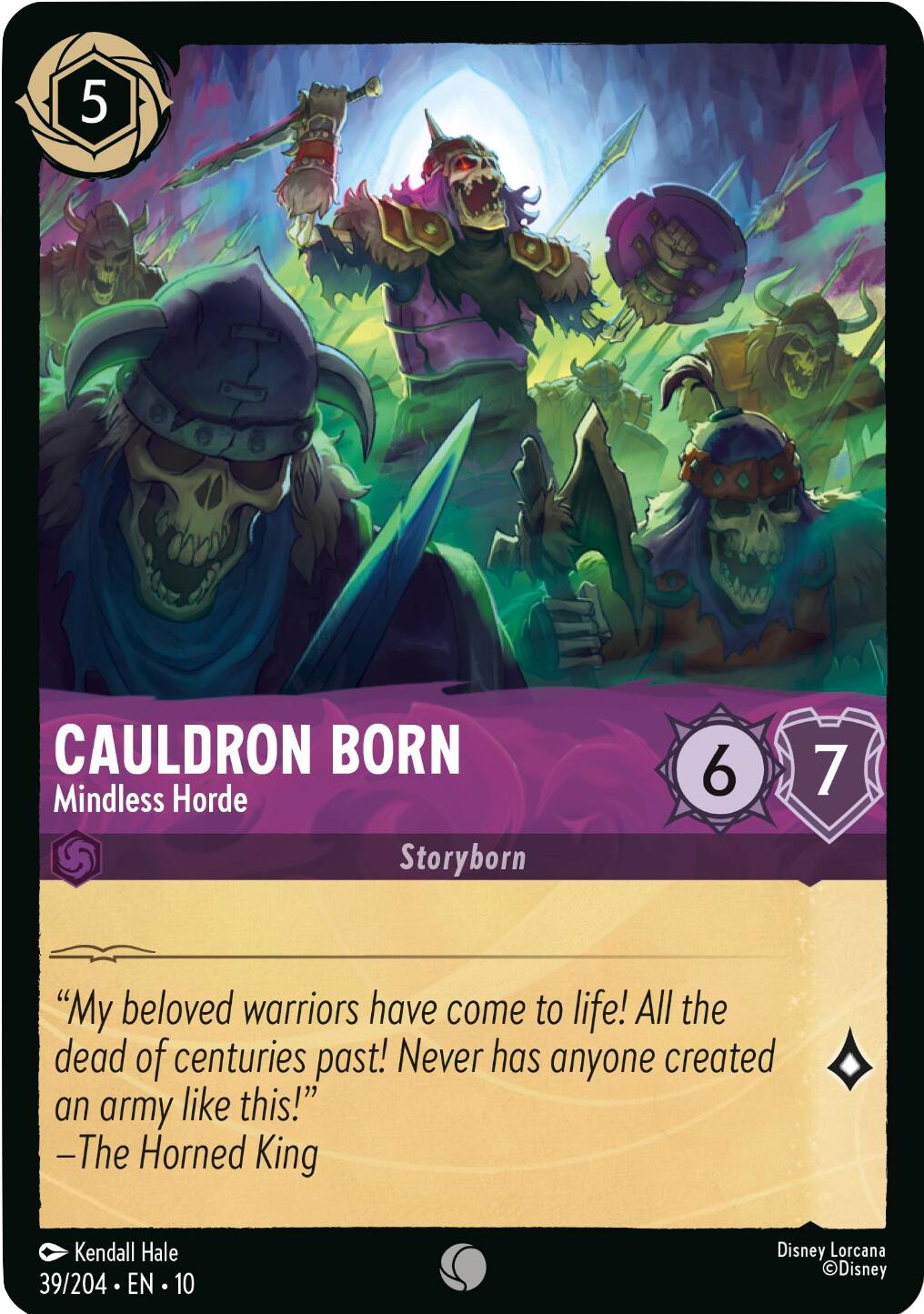 Cauldron Born - Mindless Horde (39/204) [Whispers in the Well] | Shuffle n Cut Hobbies & Games