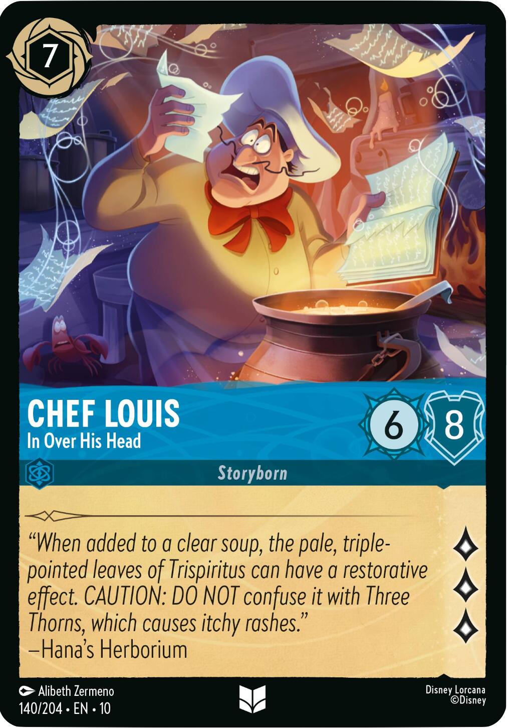 Chef Louis - In Over His Head (140/204) [Whispers in the Well] | Shuffle n Cut Hobbies & Games