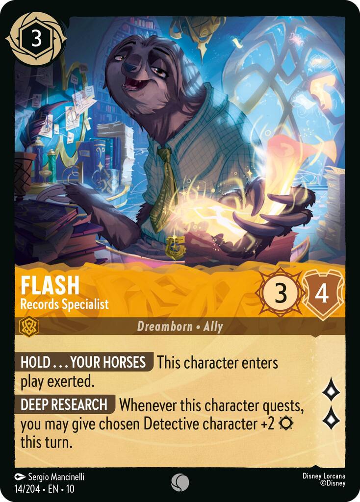 Flash - Records Specialist (14/204) [Whispers in the Well] | Shuffle n Cut Hobbies & Games
