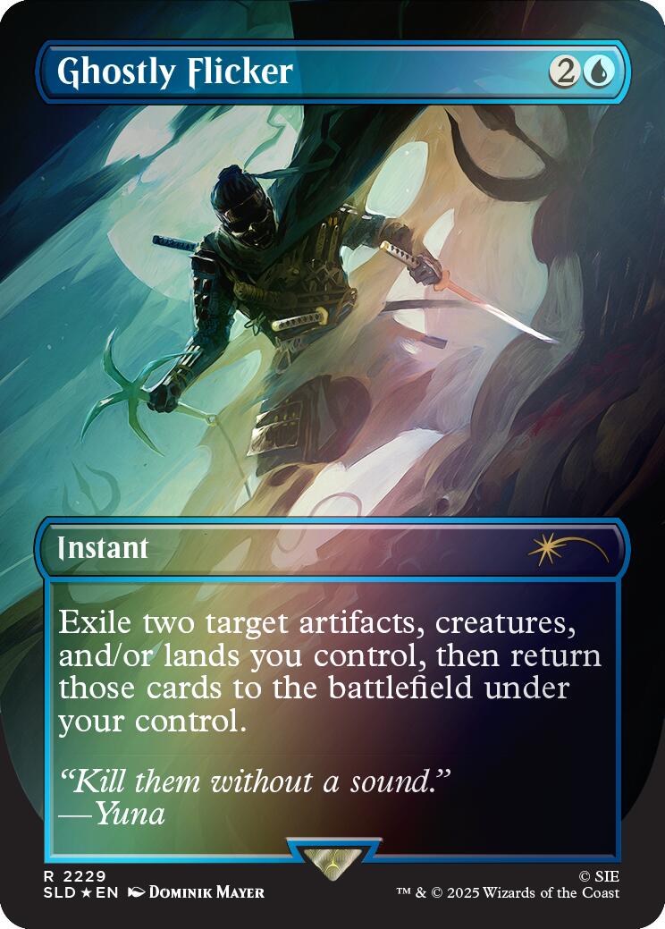 Ghostly Flicker (Rainbow Foil) [Secret Lair Drop Series] | Shuffle n Cut Hobbies & Games