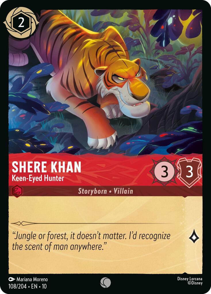 Shere Khan - Keen-Eyed Hunter (108/204) [Whispers in the Well] | Shuffle n Cut Hobbies & Games